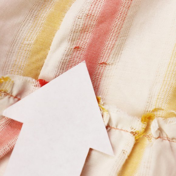 NWT Free People Do It Again Frayed Trim Mini Dress Fresh Almond Stripe Small - Picture 13 of 14